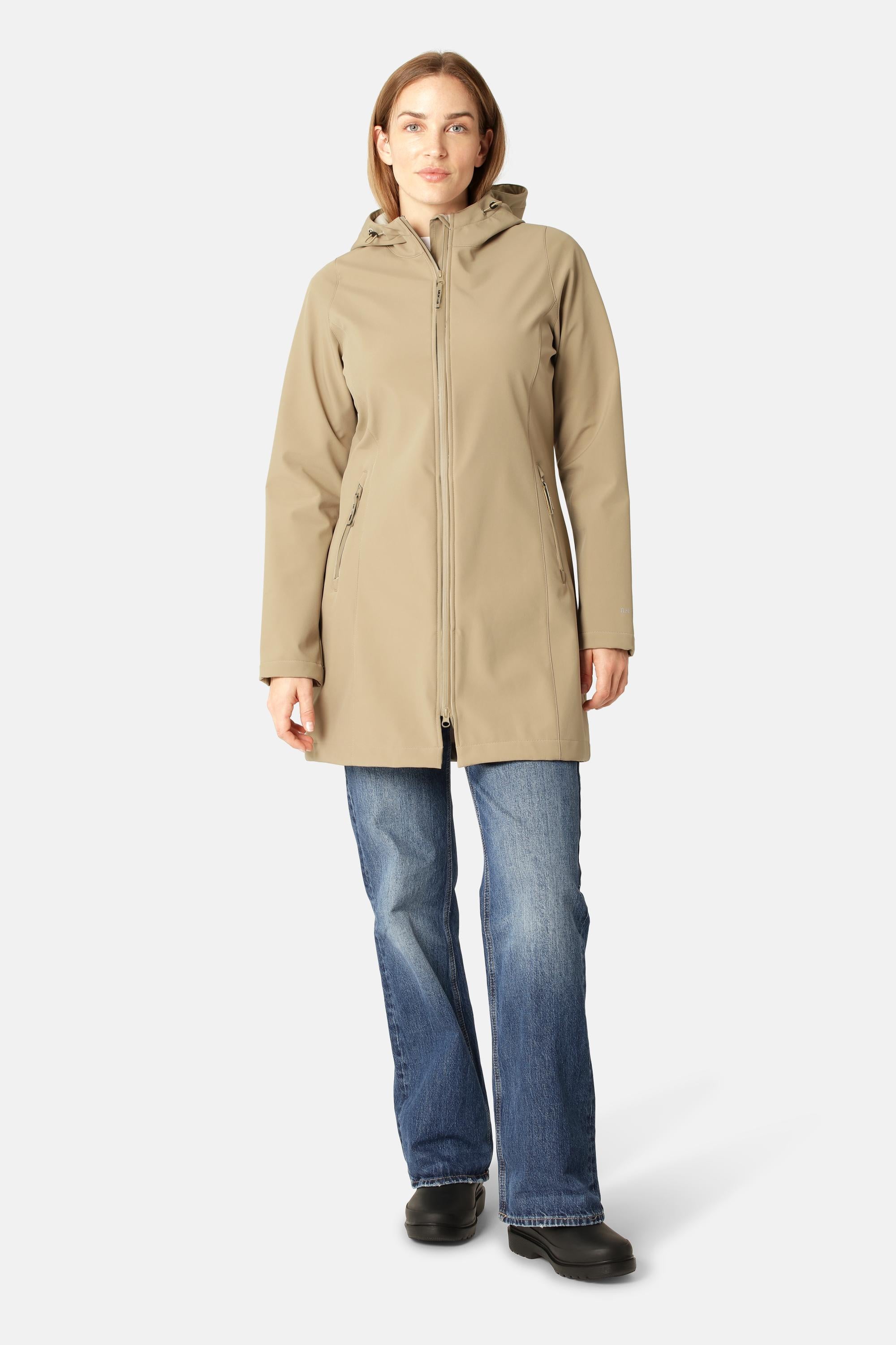 Softshell Regnjakke - Greige